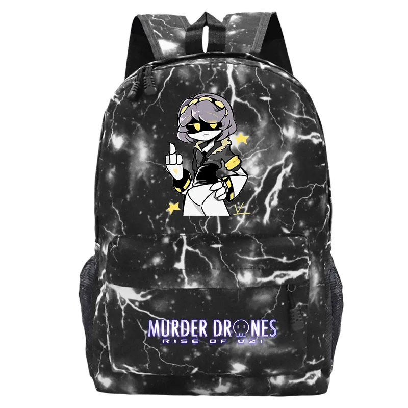 Embroidery Letter N - Anime Murder Drones Schoolrugzak Student Uzi