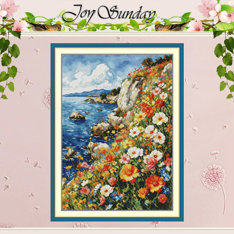 Embroidery Tas - Bloemen in volle bloei patronen geteld