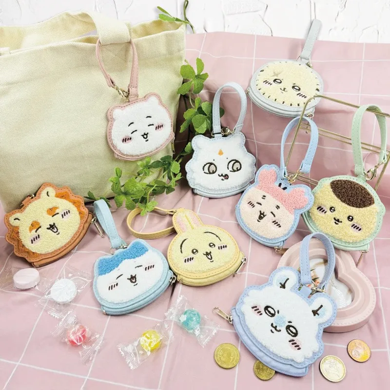 Embroidery Gift Ideas - Schattige Hachiware Usagi pluche portemonnee met