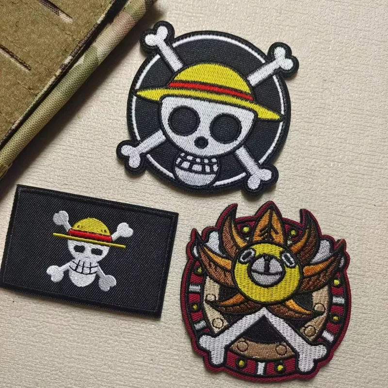 Embroidery Patch - One Piece Badg Cartoon mouwpatch borduurwerk