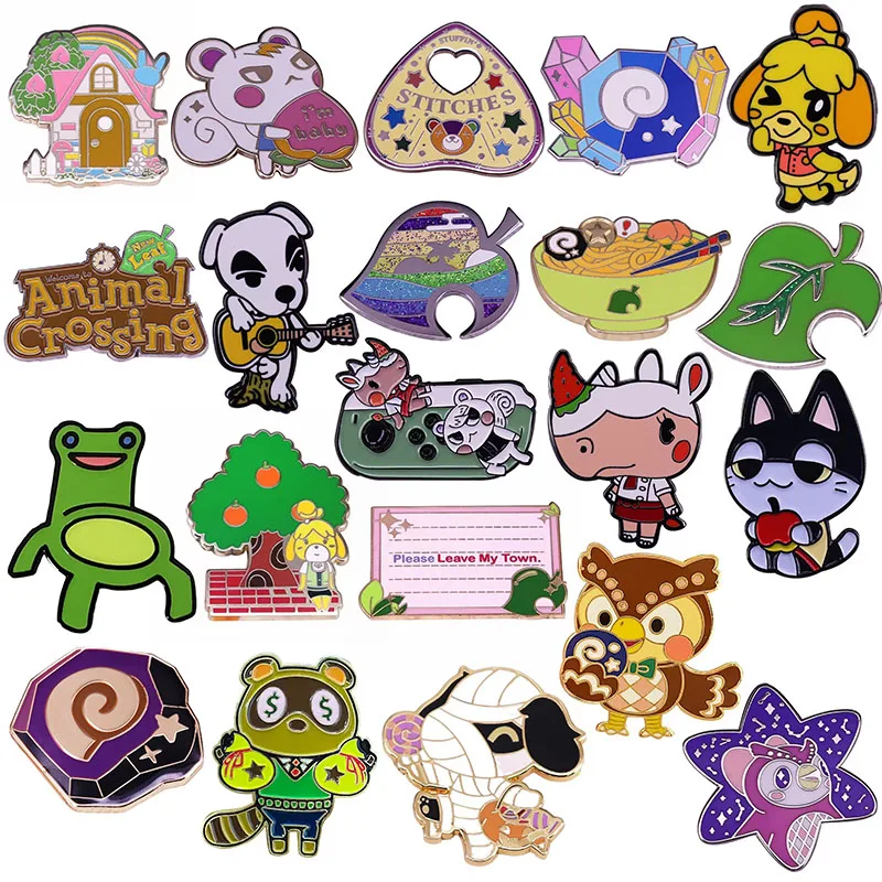 Embroidery Icon - Anime Games Cartoon Emaille Pins Animales