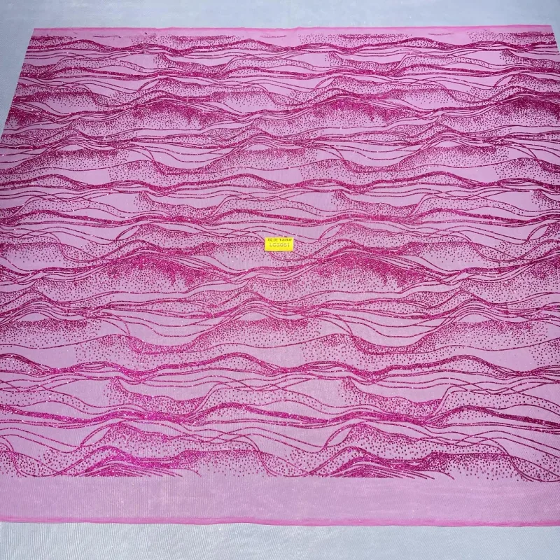 Embroidery Rose - 10 yards roze rode Fadhion Afrika