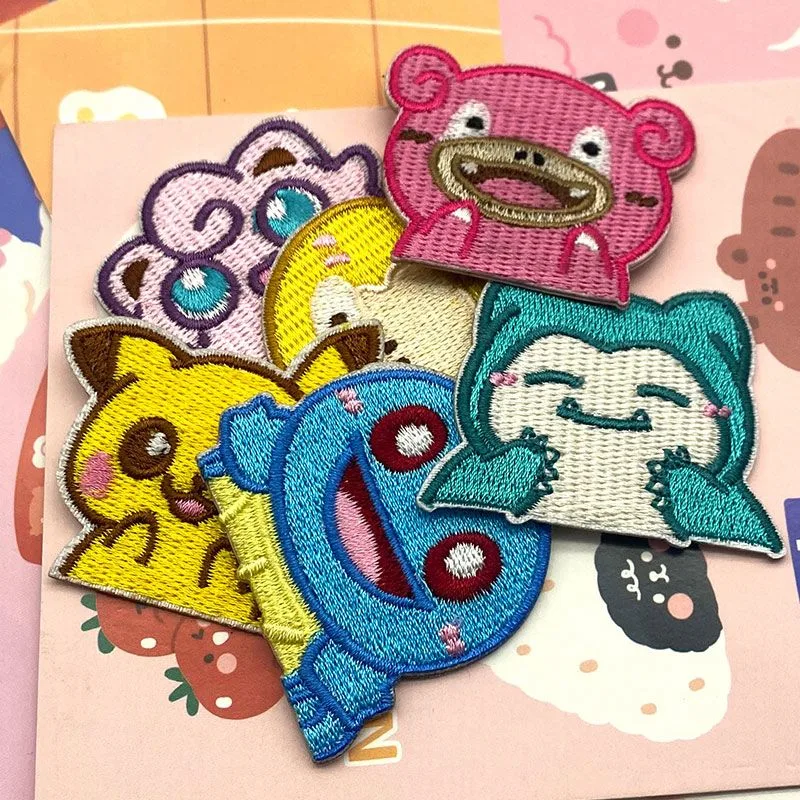 Embroidery Patch - Pokémon Anime zelfklevende borduurpatch DIY handdagboek