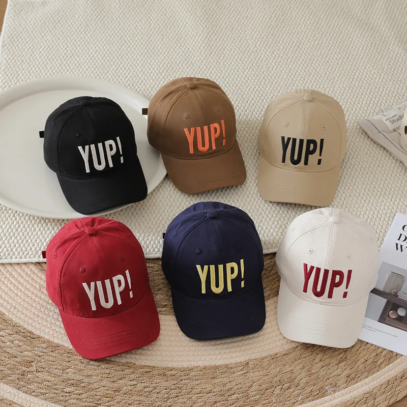 Embroidery Letter - Baseballpet voor kinderen, jongens, meisjes, mode,