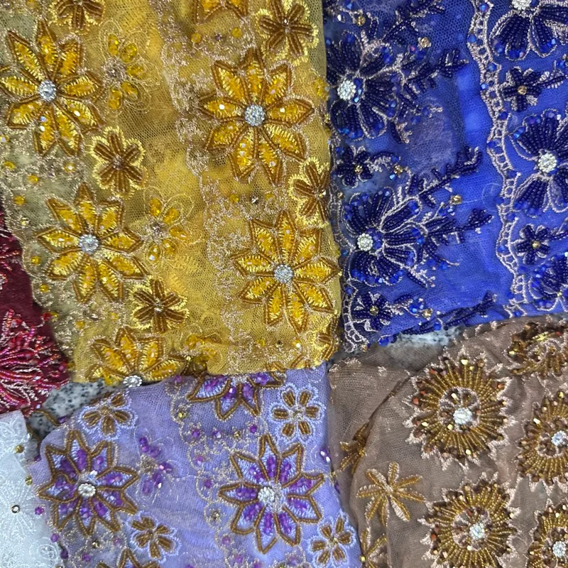 Embroidery Premium - Maleisië Premium Dames Hijab Hoed Kralen