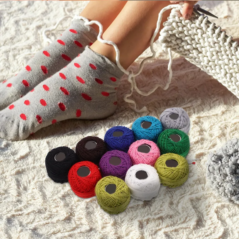 Embroidery Stitches - 12 stuks katoenen borduurgaren kleurrijke draden
