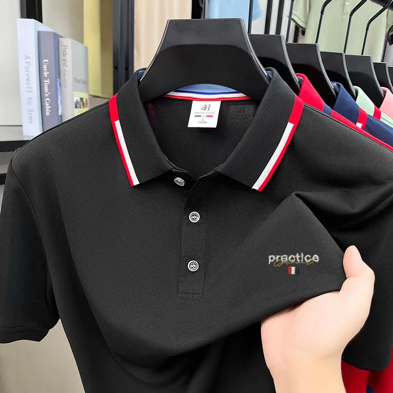 Embroidery Premium - Ice Silk Heren Nieuw Luxe Sneldrogend