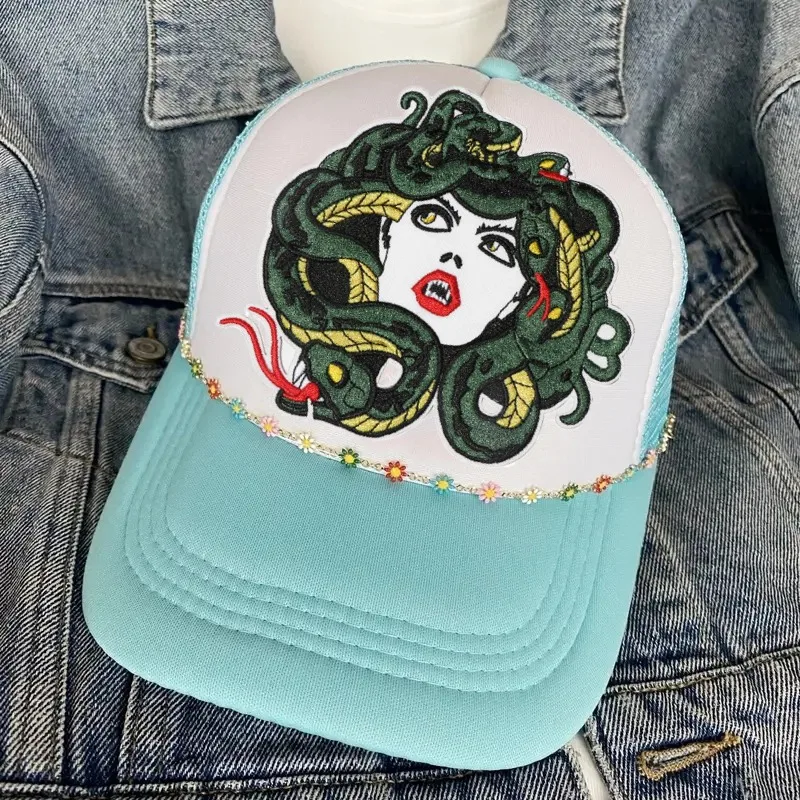 Embroidery Patch - 1PC Snake & Girl Cartoon Anime