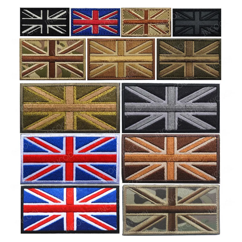 Embroidery Uk - Verenigd Koninkrijk Borduurvlag UK Groot-Brittannië Brits