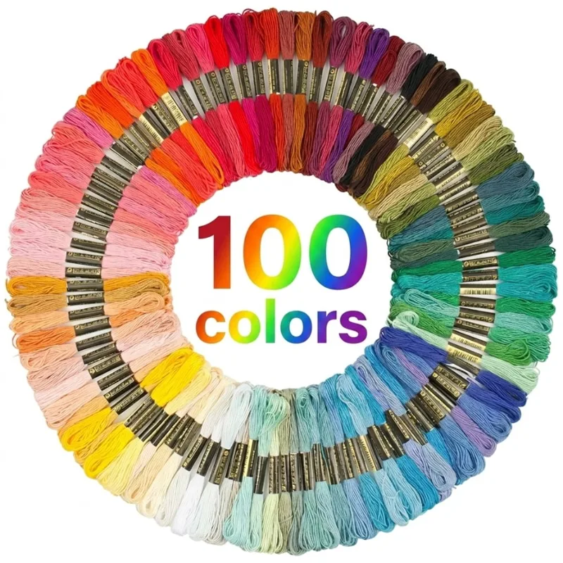 Embroidery Stitches - 100 kleuren katoen DMC Cross Floss