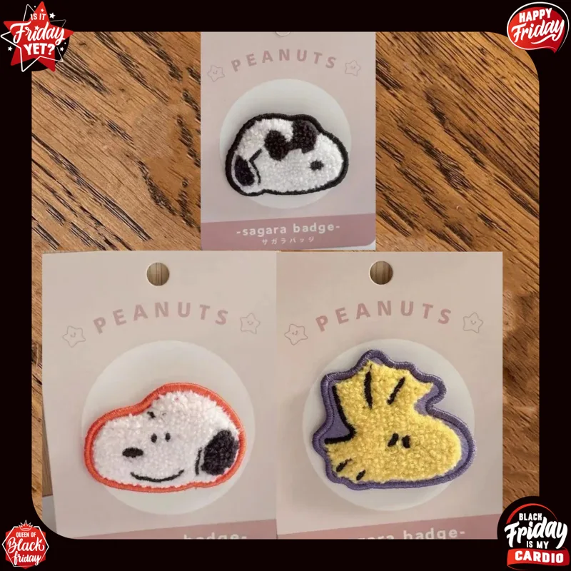 Embroidery Patch - Schattige Snoopy Cartoon borduurbadge, Japanse Anime