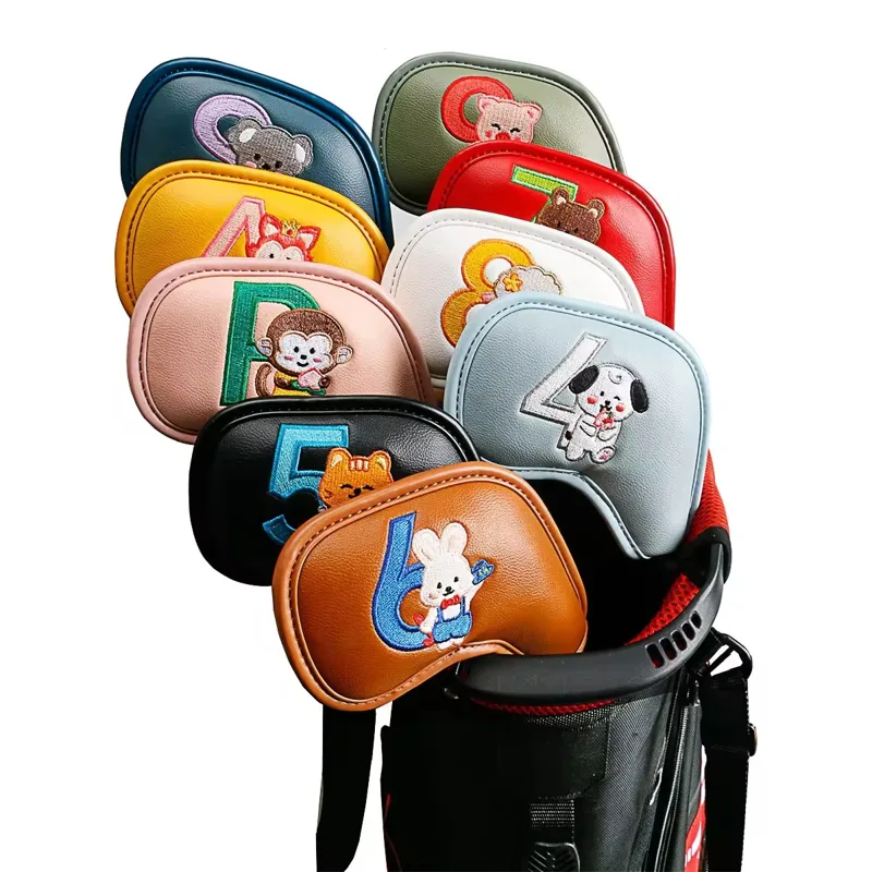 Embroidery Gift Ideas - 9 stuks schattige cartoon dieren golf