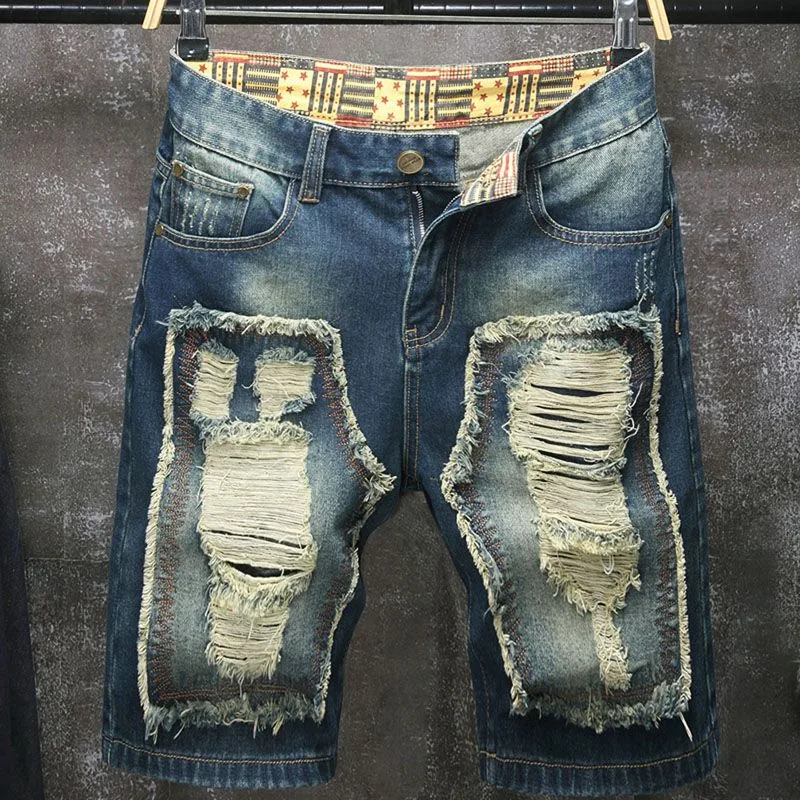 Embroidery Patch - Nieuwe Europese en Amerikaanse stijl, gescheurde