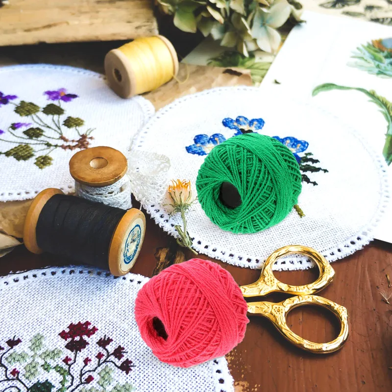 Embroidery Stitches - 16 Rollen Kleurrijk Borduurgaren Set voor