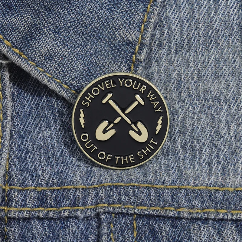 Embroidery Icon - Schoffel je een weg uit de