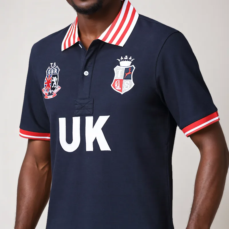 Heren Poloshirt Uk British Roy - Embroidery Uk recensie en prijs