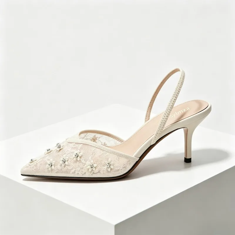 Mesh borduurwerk bloem hoge ha - Embroidery Wedding recensie en prijs