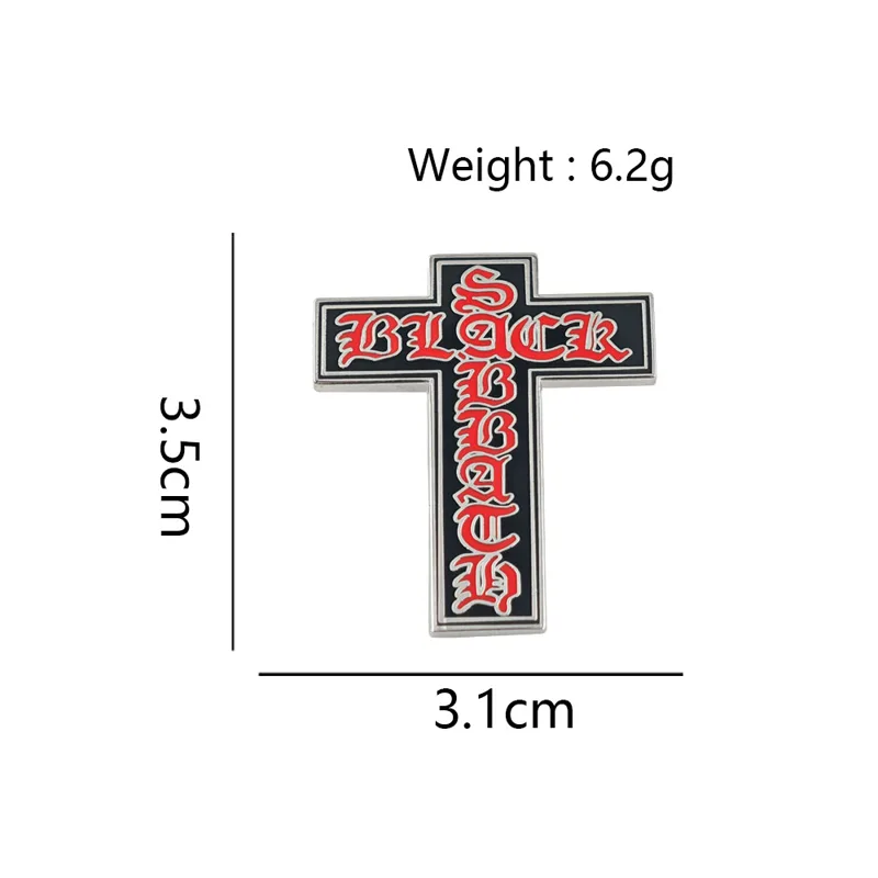 Black Sabbath Emaille Pin Heav - Embroidery Icon recensie en prijs