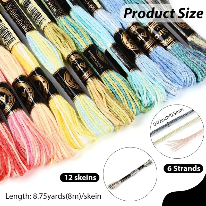 12 klosjes 105 yards 6-draads  - Embroidery Stitches recensie en prijs