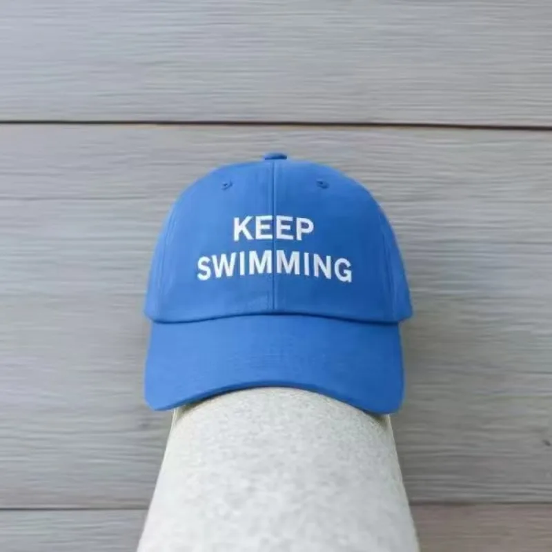 2026 Trendy Keep Swimming Nieu - Embroidery Letter recensie en prijs