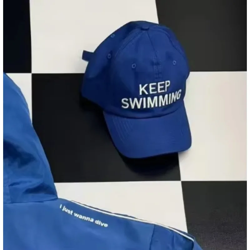 2026 Trendy Keep Swimming Nieu - Embroidery Letter recensie en prijs