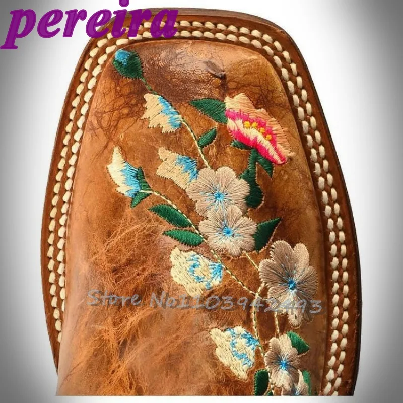 Geborduurde bloemlaarzen Rose  - Embroidery Rose recensie en prijs