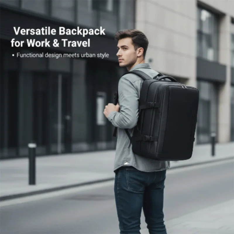 Zwarte reisvacuümrugzak Advanc - Embroidery Bag recensie en prijs