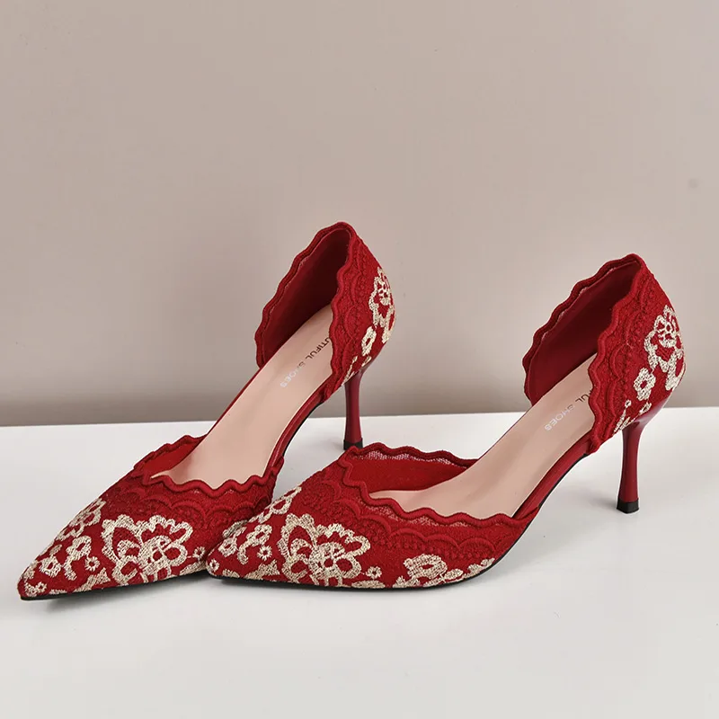 Luxe Rood Wit Kant Borduren Ho - Embroidery Wedding recensie en prijs