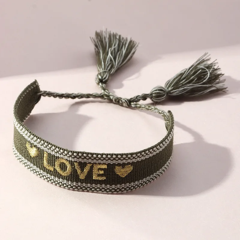 Handgemaakte armband met bordu - Embroidery Letter N recensie en prijs