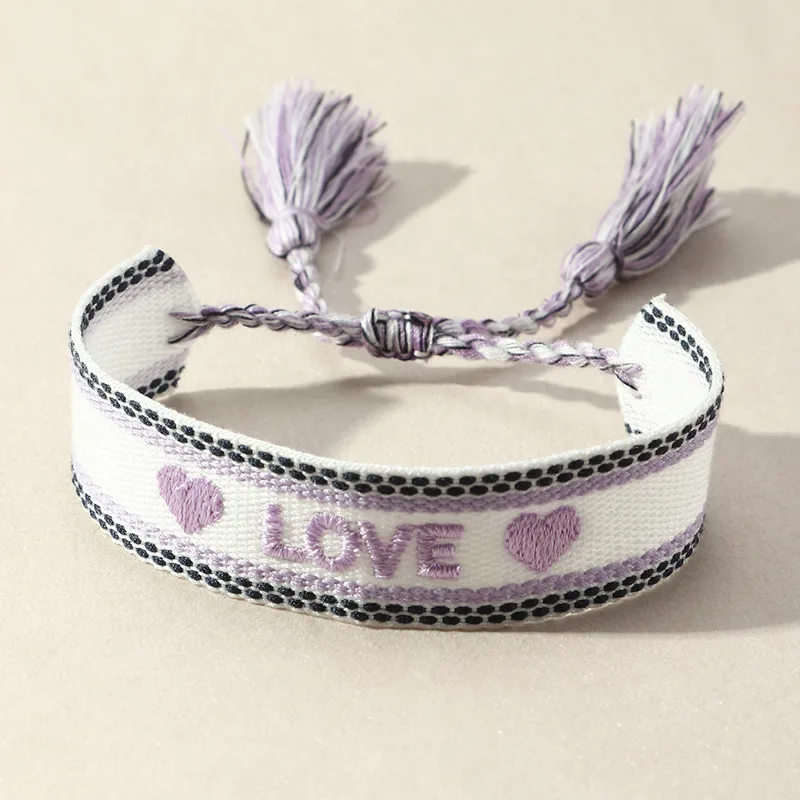Handgemaakte armband met bordu - Embroidery Letter N recensie en prijs