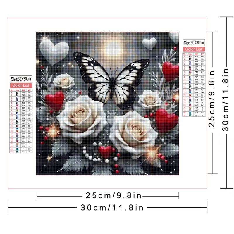 1pc frameloze diamantmozaïek v - Embroidery Daisy recensie en prijs