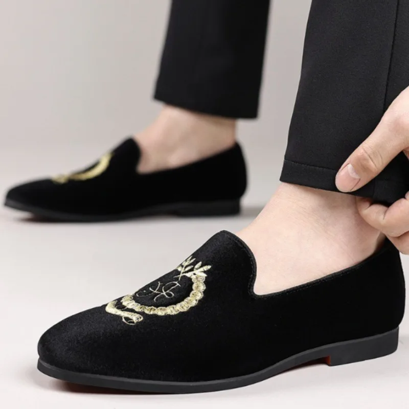 Luxe Designer Loafers Suède Bo - Embroidery Wedding recensie en prijs