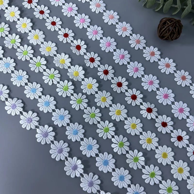 Daisy Lace Zonnebloem Trouwjur - Embroidery Daisy Flower recensie en prijs