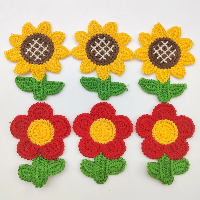 10 stuks zonnebloem borduurpat - Embroidery On Socks recensie en prijs