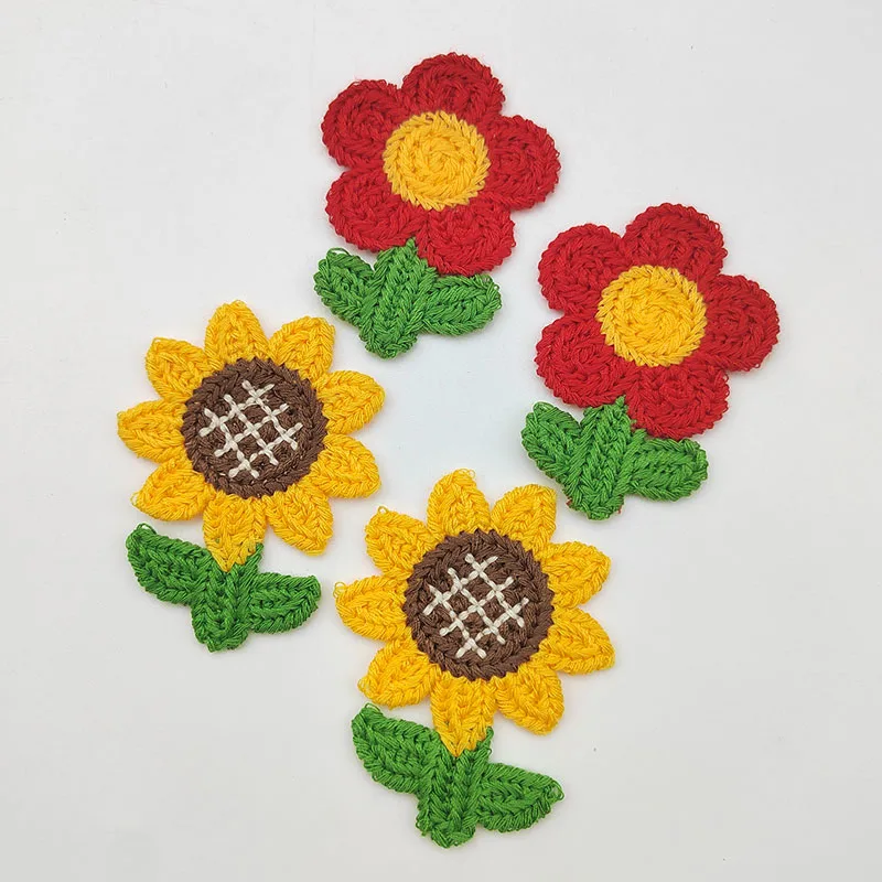 10 stuks zonnebloem borduurpat - Embroidery On Socks recensie en prijs