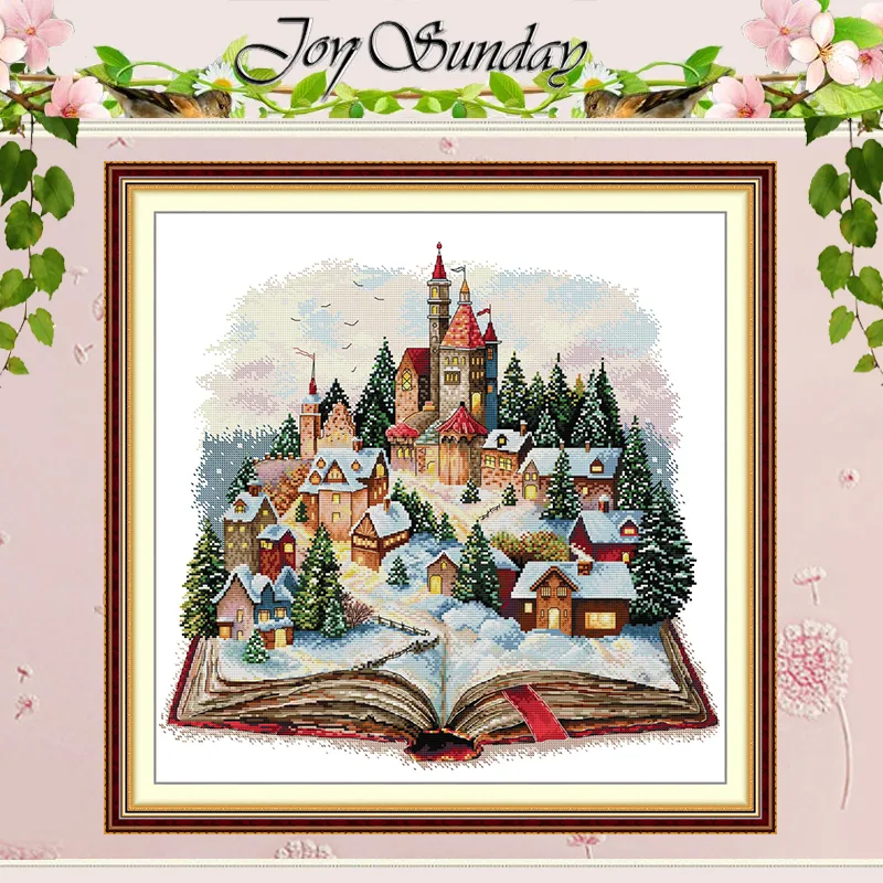 Magic Castle Cartoon Patronen  - Embroidery Tas recensie en prijs