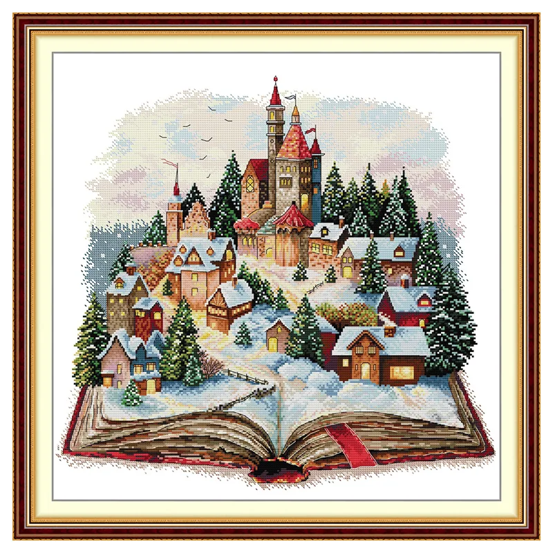 Magic Castle Cartoon Patronen  - Embroidery Tas recensie en prijs