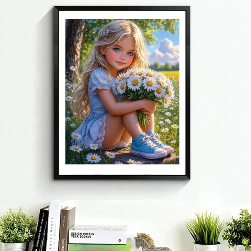 Frameloos, 5D DIY Diamant Schi - Embroidery Daisy recensie en prijs