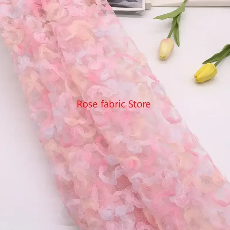 Gradient chiffon roze haak kan - Embroidery Rose recensie en prijs