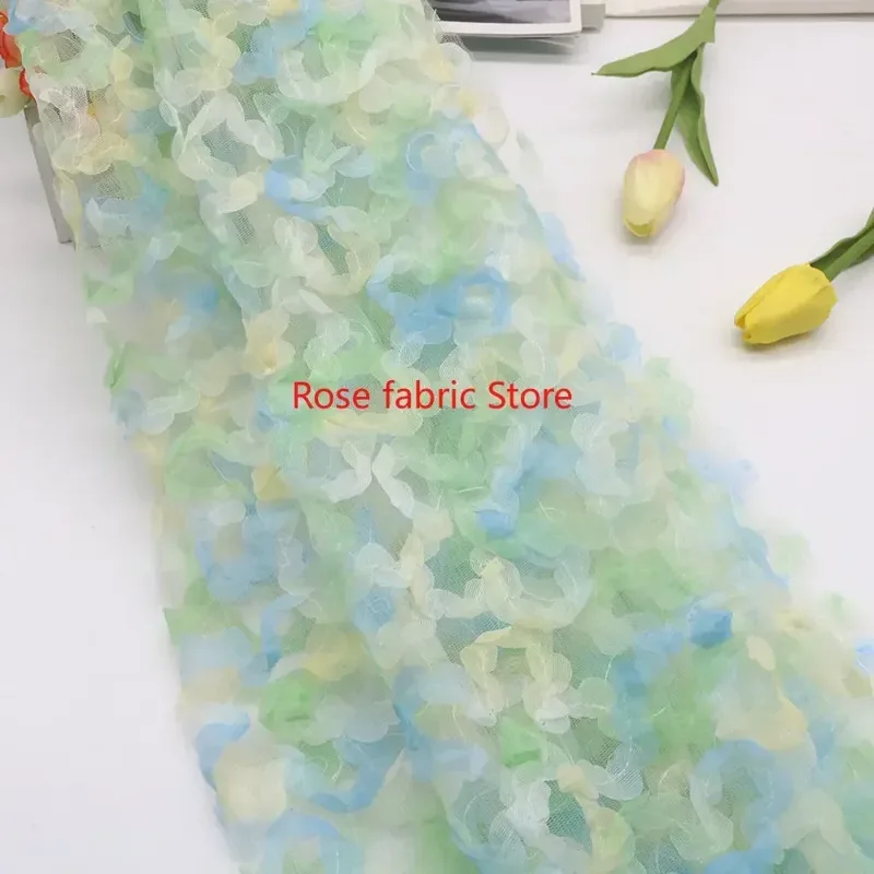 Gradient chiffon roze haak kan - Embroidery Rose recensie en prijs