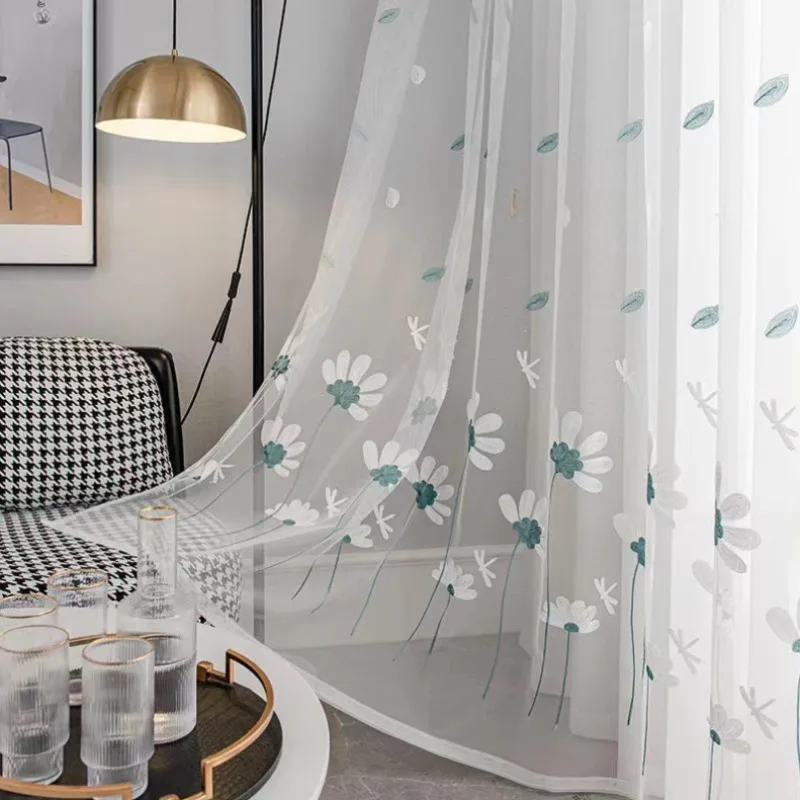 Eenvoudige moderne pastorale s - Embroidery Daisy Flower recensie en prijs