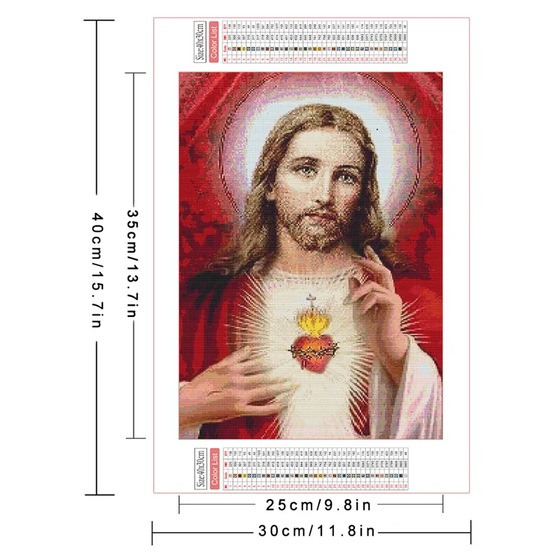 Azqsd Diamond Painting Jesus R - Embroidery Icon recensie en prijs