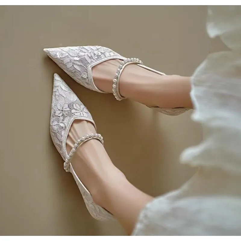 Sexy kant borduurwerk hoge hak - Embroidery Wedding recensie en prijs