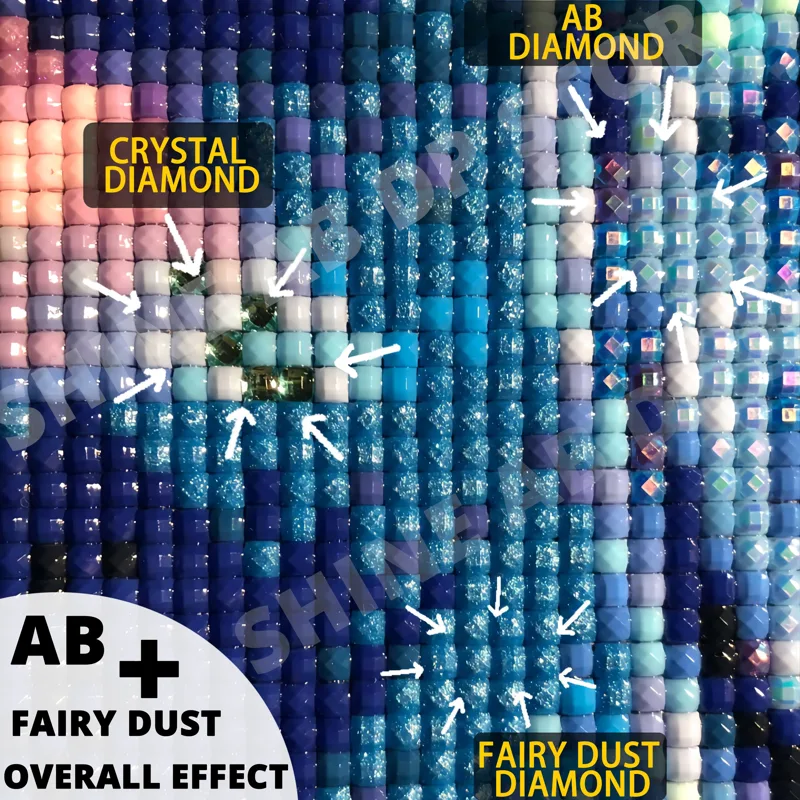 AB Fairy Dust Rose Diamond Bor - Embroidery Daisy Flower recensie en prijs