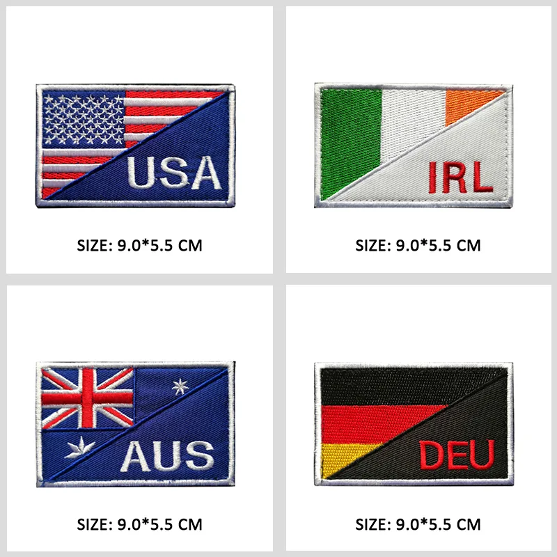 Nationale Vlag Duitsland Roman - Embroidery Uk recensie en prijs