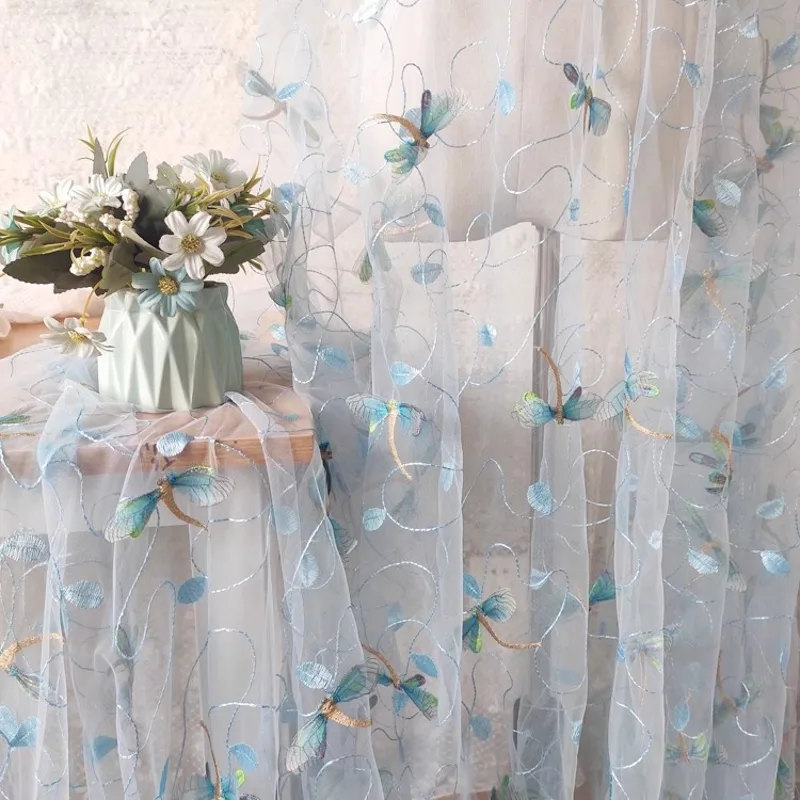1yard Blauw roze mesh stof Dri - Embroidery Wedding recensie en prijs