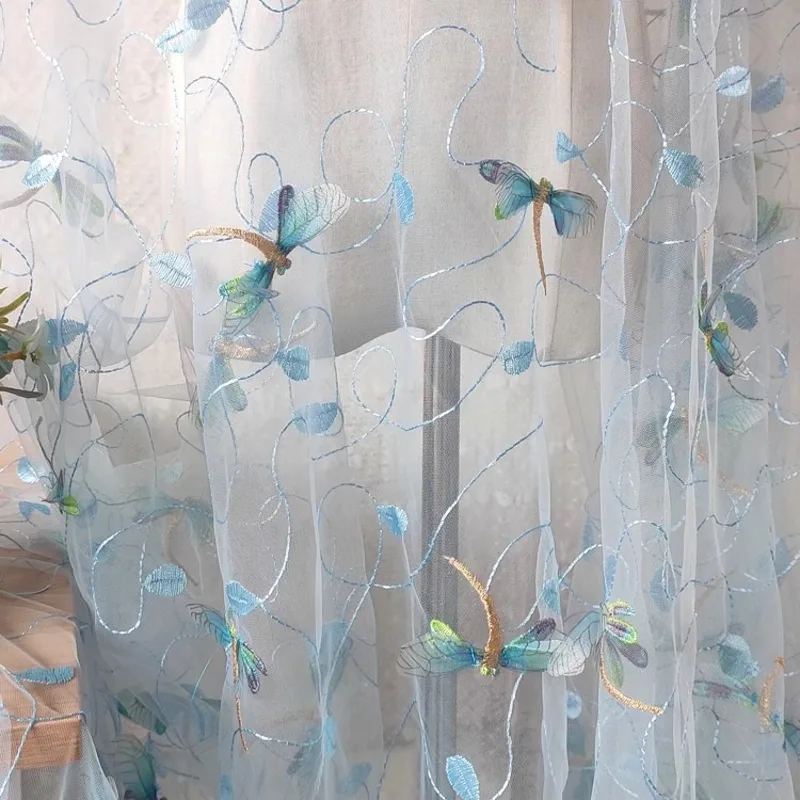 1yard Blauw roze mesh stof Dri - Embroidery Wedding recensie en prijs