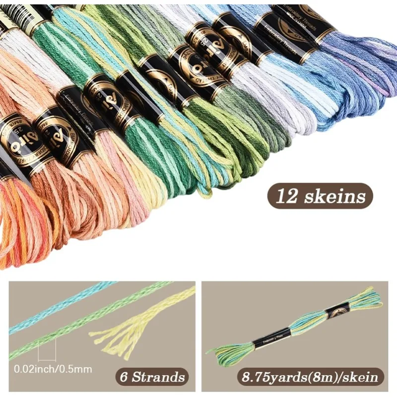 12 klosjes 105 yards kruisstee - Embroidery Stitches recensie en prijs