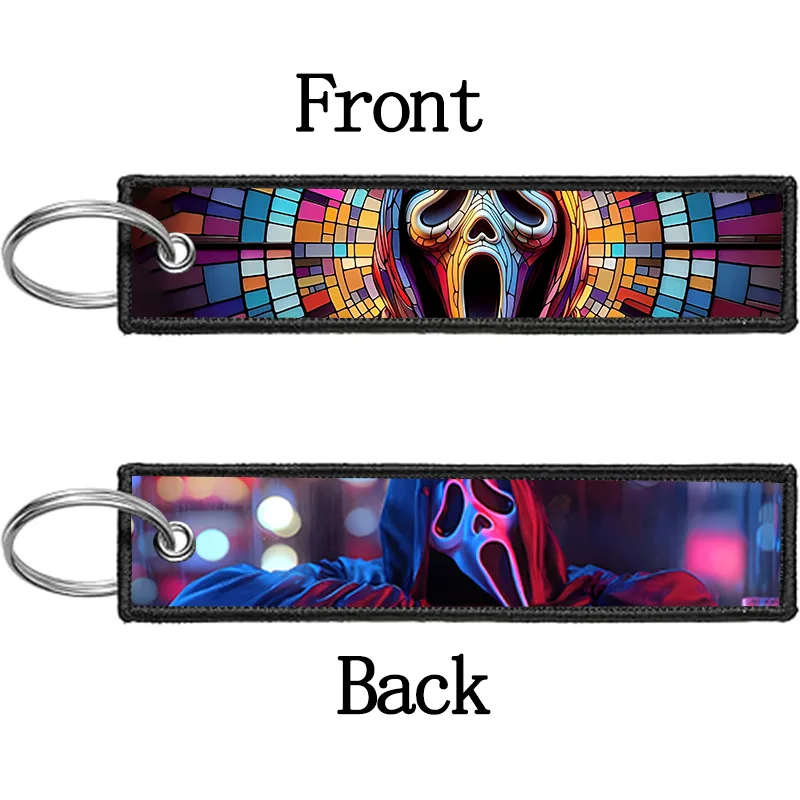 GHOST FACE sleutelhanger voor  - Embroidery Gift Ideas recensie en prijs