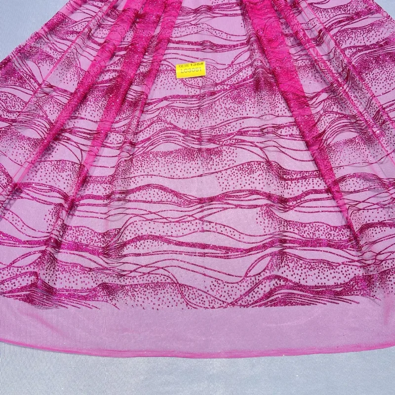 10 yards roze rode Fadhion Afr - Embroidery Rose recensie en prijs